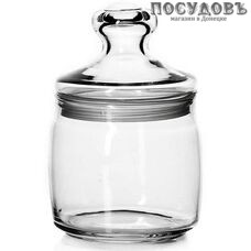 Pasabahce Cesni 97424SLB банка для хранения с крышкой, Ø94×94 мм, 500 мл, стекло, Россия 2 пр.
