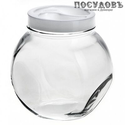 Pasabahce Bella 43894 банка для хранения с крышкой, Ø105×160 мм, 1700 мл, стекло, Россия, в упаковке 1 шт.