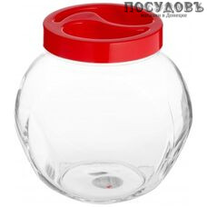 Pasabahce Bella 80386SLB банка для хранения с крышкой, Ø50×83 мм, 200 мл, стекло, Россия