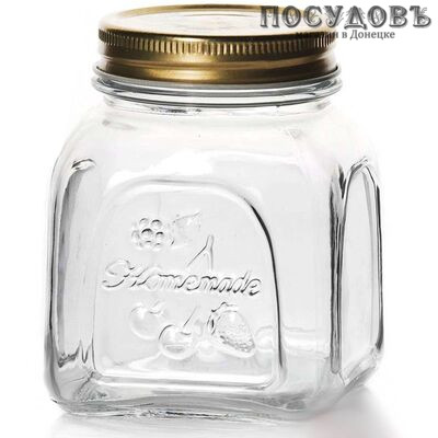 Pasabahce HomeMade 80384SLB банка для хранения с крышкой, 500 мл, стекло, Россия
