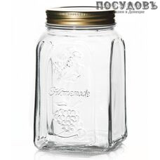 Pasabahce HomeMade 80385SLB банка для хранения с крышкой 175 мм, 1000 мл, стекло