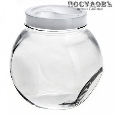 Pasabahce Bella 43894SLB банка для хранения с крышкой, Ø105×160 мм, 1700 мл, стекло, Россия 2 пр.