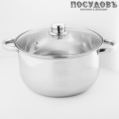 Webber ВЕ-159/2 кастрюля с крышкой, сталь нержавеющая, 5,8 л, Ø240×135 мм, 2 пр.
