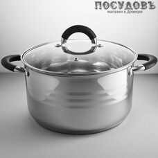 Webber ВЕ-199/2 кастрюля с крышкой, сталь нержавеющая, 6,5 л, Ø240×140 мм, 2 пр.