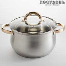 Webber ВЕ-321/2 кастрюля с крышкой, сталь нержавеющая, 6,6 л, Ø240×145 мм, 2 пр.