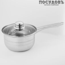 BE-155/2 ковш с крышкой объемом 1,9 л, сталь нержавеющая, Ø160 мм, Россия, 2 пр.