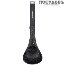 Klausberg KB-7011, ложка поварская, 310 мм, нейлон, цвет черный, на блистере 1 шт.