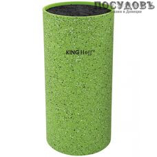 KING Hoff KH-1094 колода для ножей 110×220 мм, пластик, зеленый цвет 1 шт.