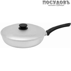 Биол А203 сковорода с крышкой, Ø200×40 мм, алюминий литой, без покрытия