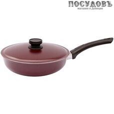 Биол Бордо А283Д сковорода с крышкой, Ø280×65 мм, алюминий литой, без покрытия Биол Бордо А283Д сковорода с крышкой, Ø280×65 мм, алюминий литой, без покрытия