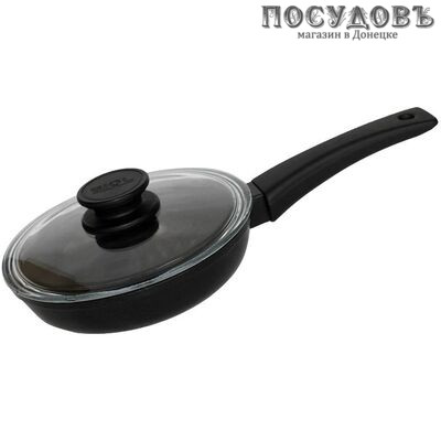 Биол Оптима 2604ПС сковорода с крышкой, Ø260×45 мм, алюминий литой, Greblon покрытие