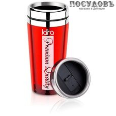 LARA LR04-32 термокружка, колба сталь нержавеющая 500 мл, цвет красный
