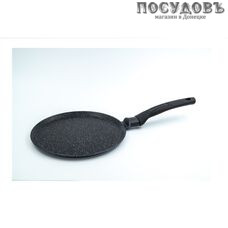 Victoria Гранит G0222 сковорода блинная Ø220×20 мм, алюминий литой, гранитное покрытие Greblon C3+ (Германия), 1 шт.