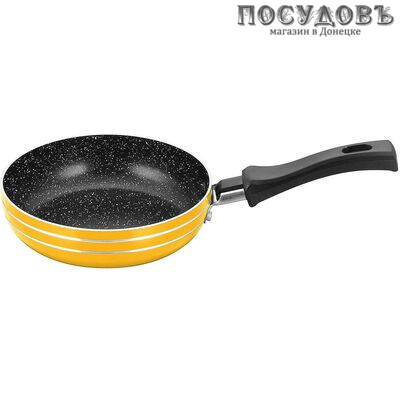 MercuryHaus MC-6324 сковорода, Ø160×40 мм, алюминий штампованный, мраморное покрытие