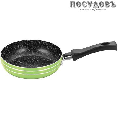 MercuryHaus MC-6326 сковорода, Ø160×40 мм, алюминий штампованный, мраморное покрытие
