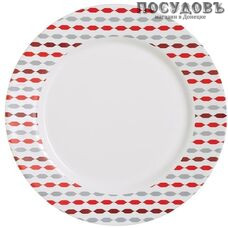 Luminarc Sixties J1778 тарелка обеденная, Ø260 мм, стекло упрочненное, Франция 1 шт.