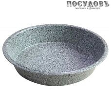 Klausberg KB-7416 круглая форма для выпечки, сталь углеродистая, мраморное покрытие, Ø280×48 мм
