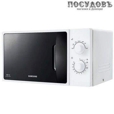 Samsung ME81ARW/BW микроволновая печь, 800 Вт, обычная (соло), 23 л, белый