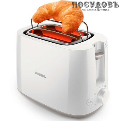 Philips HD2581/00 тостер на 2 шт, 900 Вт, 304×214×184 мм