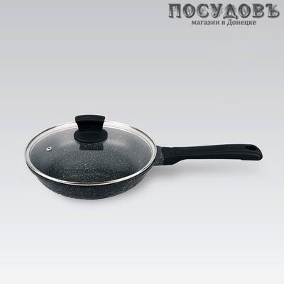 Maestro MR-1225-28 сковорода с крышкой, Ø280 мм, алюминий литой, гранитное покрытие