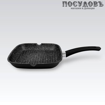 Maestro MR-4824 сковорода-гриль, Ø240 мм, алюминий литой, гранитное покрытие Teflon Classic