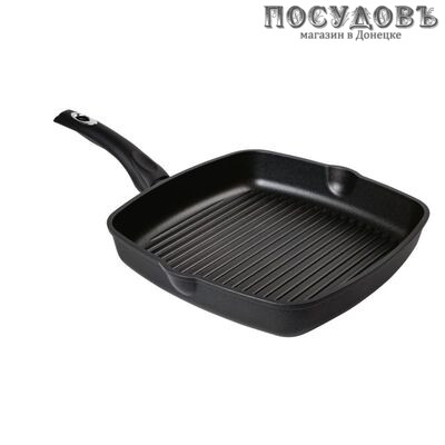 Горница Классик сг265а сковорода-гриль Ø260×70 мм, алюминий литой, антипригарное покрытие Pfluon