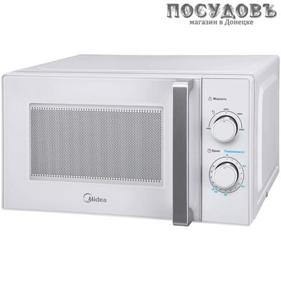 Midea MM820CXX-W микроволновая печь, 800 Вт, обычная (соло), 20 л, белый