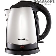 Moulinex Subito BY530F30 электрочайник, 2400 Вт, 1700 мл, сталь нержавеющая
