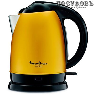 Moulinex Subito BY530H30 электрочайник, 2400 Вт, 1700 мл, сталь нержавеющая, цвет золотой