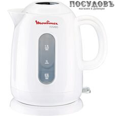 Moulinex Noveo BY282130 электрочайник, 2400 Вт, 1700 мл, пластик, цвет белый