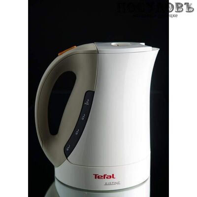 Tefal Justine BF560140 электрочайник, 2400 Вт, 1700 мл, пластик, цвет белый