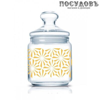 Luminarc Sofya Gold P7797 банка для хранения со стеклянной крышкой, 750 мл, стекло 1 шт.