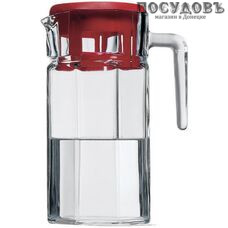 Pasabahce Kosem 43414SLB, кувшин с крышкой, 1235 мл, материал стекло, Россия 2 пр.