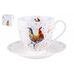 Quinsberry Rooster YQ2045 чайная пара, 440 мл, фарфор, в упаковке 2 пр.