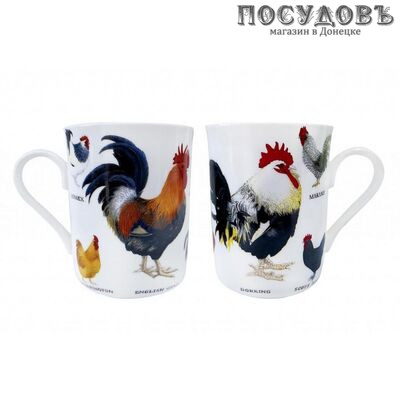 Quinsberry Roosters YQ20601-4 кружка, 310 мл, фарфор, без упаковки 1 шт.