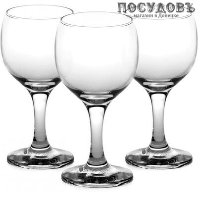 Pasabahce Bistro 44411B, бокал для воды 290 мл, стекло, в упаковке 3 шт.
