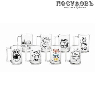 Luminarc Fitness P8684 кружка, 320 мл, стекло упрочненное, без упаковки 1 шт.