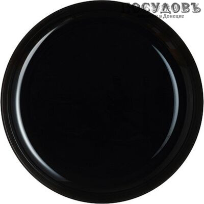 Luminarc Black Mezze P6363 блюдо, стекло упрочненное, цвет черный, Ø290 мм