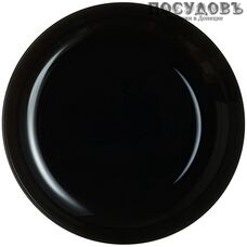 Luminarc Friends time Black P6361 блюдо, стекло упрочненное, цвет черный, Ø210 мм