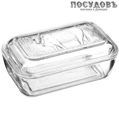 Luminarc Коровка 60118/73115 масленка с крышкой, стекло