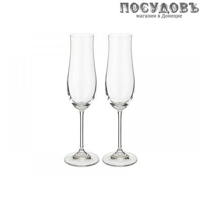 Bohemia Attimo 40807-180-2, бокал для шампанского 180 мл, стекло, в упаковке 2 шт.