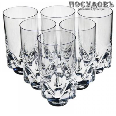 Bohemia Barline Trio 25089/133/300, стакан высокий 300 мл, стекло, в упаковке 6 шт.