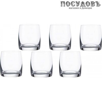 Crystalex Bohemia Ideal 25015/290, стакан низкий 290 мл, стекло, в упаковке 6 шт.