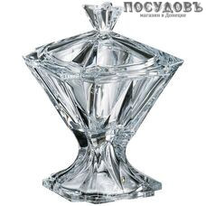 Bohemia Metropolitan 9K7/5K918/1/99U18/260-169 конфетница с крышкой, богемское стекло, Ø260 мм