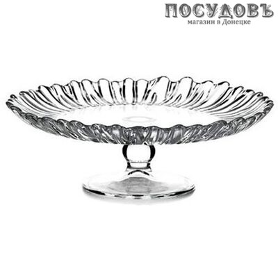 Pasabahce Aurora 95834B блюдо на ножке, стекло, Ø205 мм, Россия, в упаковке 1 шт.