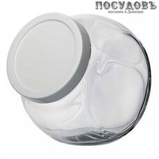 Pasabahce Bella 43994SLB банка для хранения с белой крышкой, 2140 мл, стекло, без упаковки 1 шт.