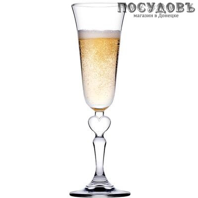 Pasabahce Romance 440261B, фужер для шампанского 190 мл, стекло, в упаковке 2 шт.