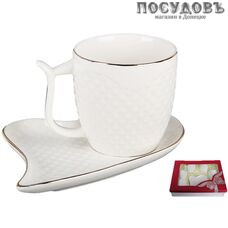 Коралл Аргайл 4178 набор чайный, фарфор, в подарочной упаковке 12 пр.