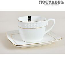 Коралл Снежная королева CS507006-A кофейная пара, керамика, в подарочной упаковке 2 пр.
