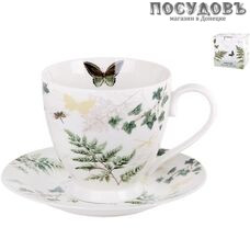 Коралл Green Life YQ1972 чайная пара, фарфор, в подарочной упаковке 2 пр.